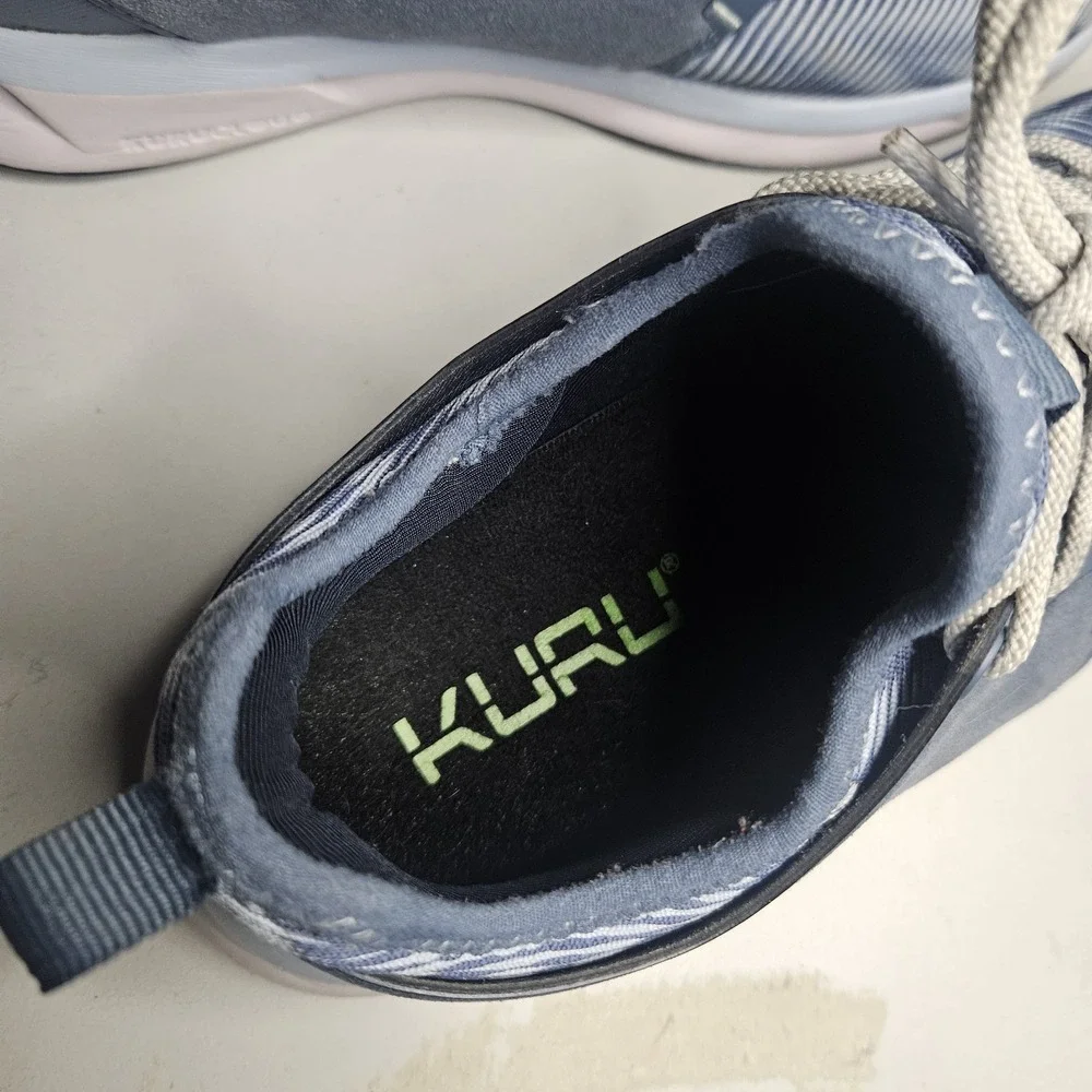 Kuru Womens Shoes 9 Wide Atom Sneakers‎ Blue Athletic Running Walking